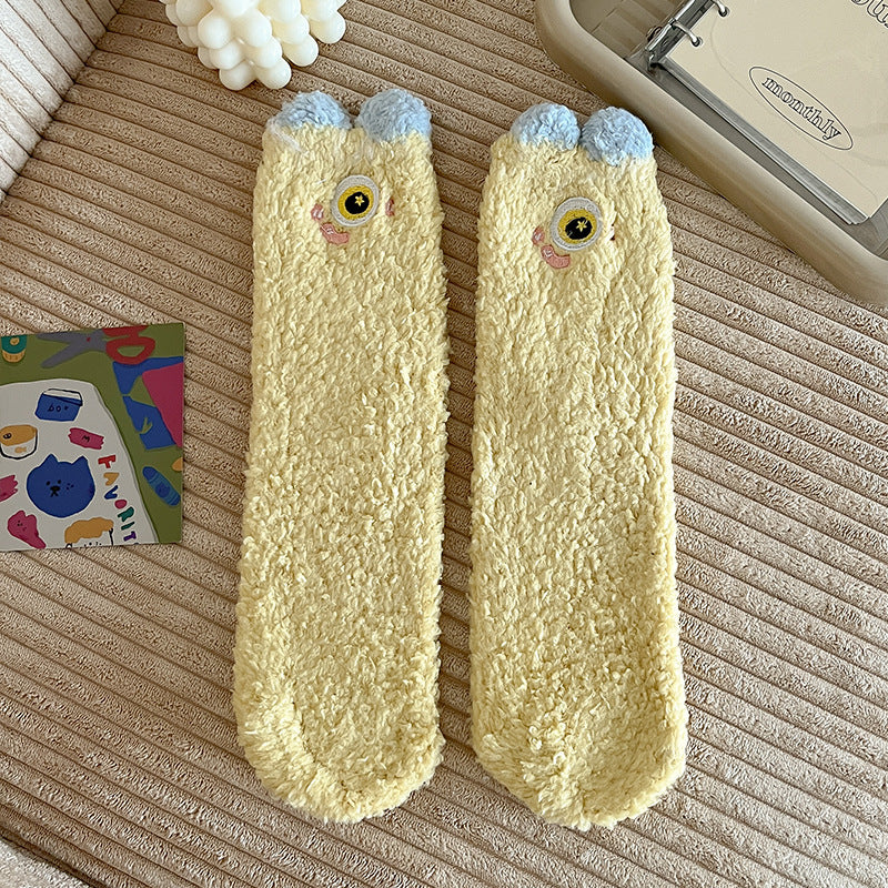 Fuzzy Paws Cozy Home Socks - 2 Pairs