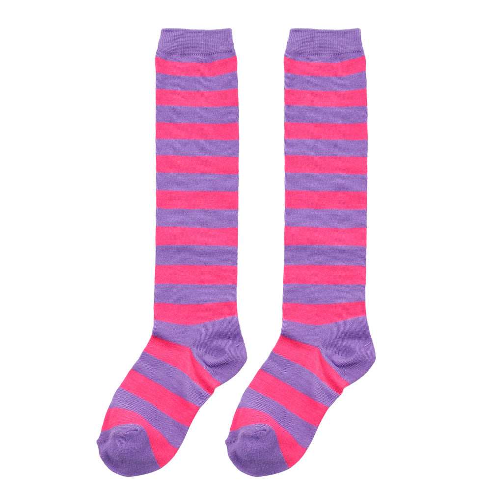 Kids Strip Knee-High Socks - 3 Pairs