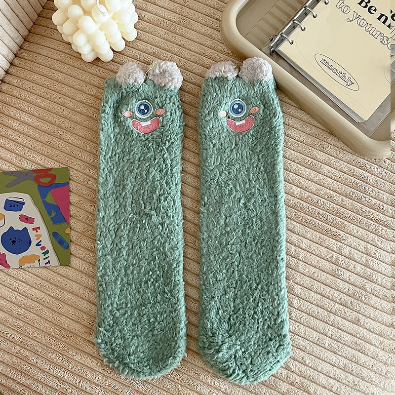Fuzzy Paws Cozy Home Socks - 2 Pairs