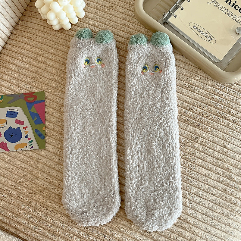 Fuzzy Paws Cozy Home Socks - 2 Pairs