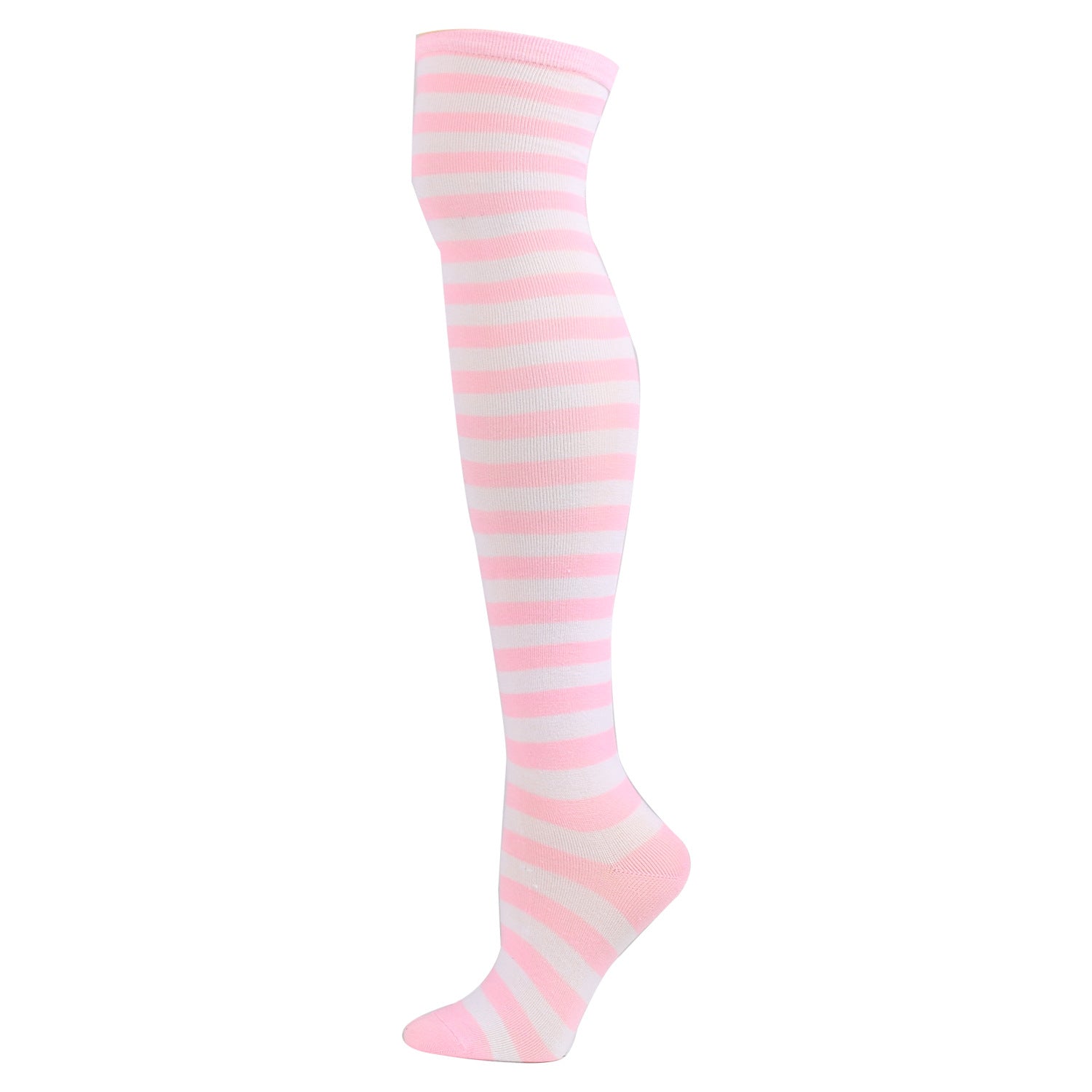 Over The Knee Long Stockings Cosplay Socks Stripe Women - 3 Pairs