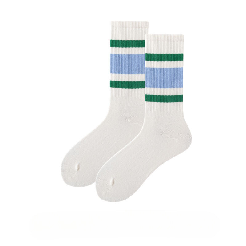 Classic Stripe Crew Socks - 3 Pairs