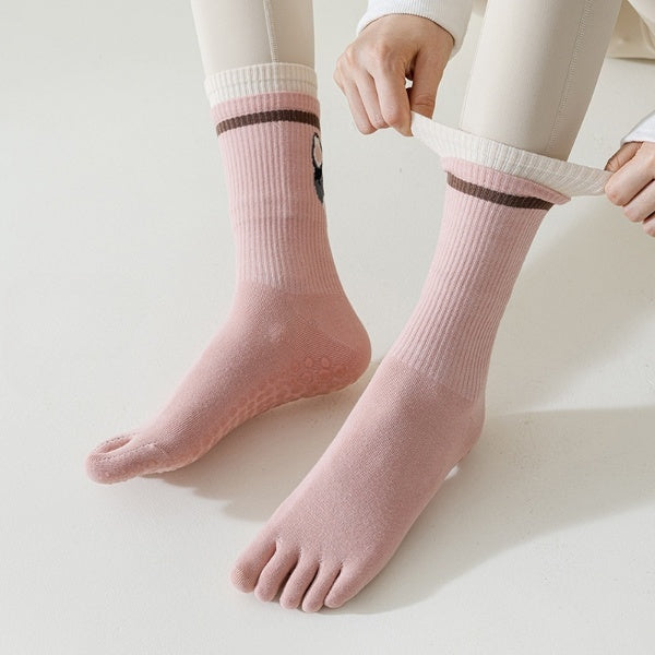 Paw Grip Toe Socks - 3 Pairs