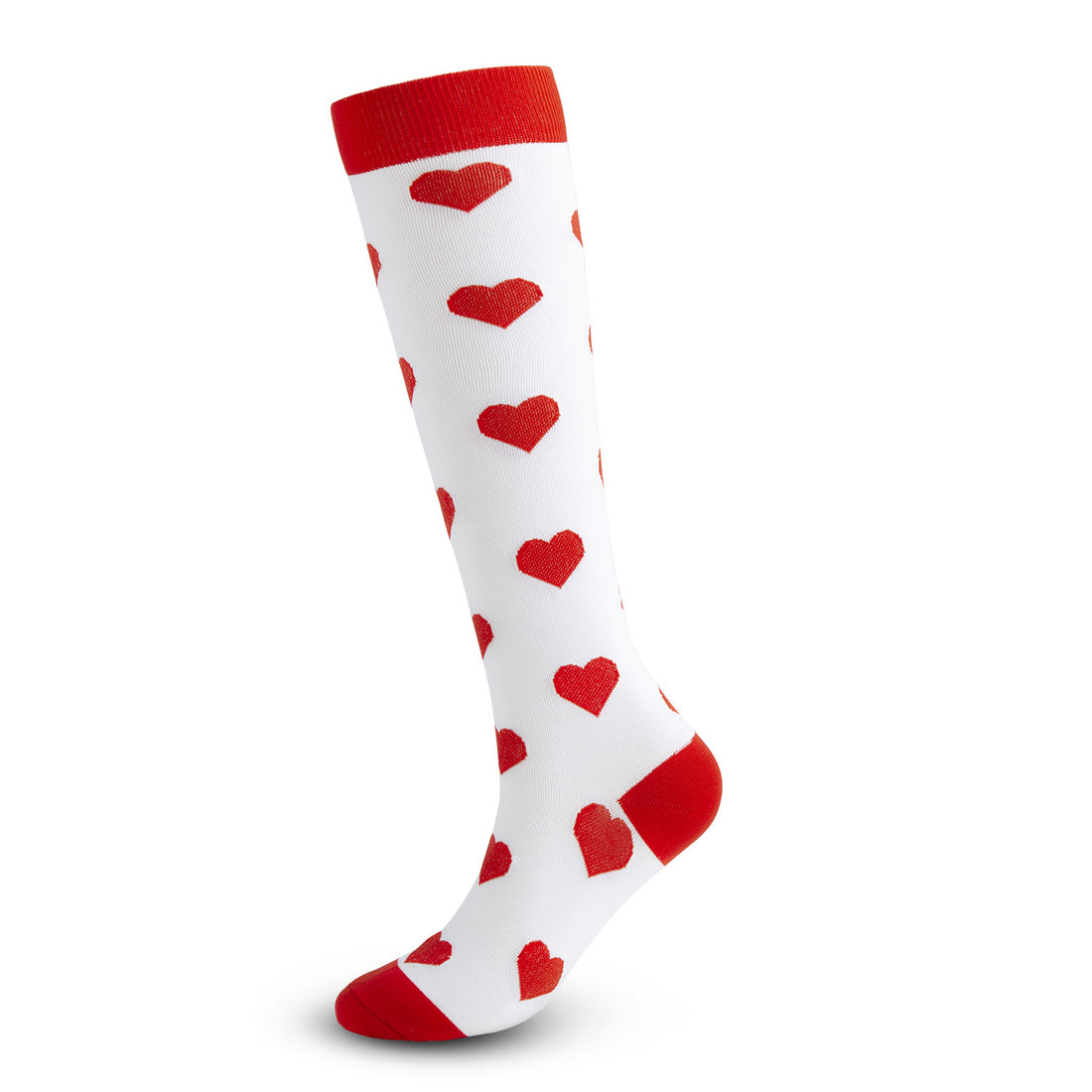 Heart Knee-High Socks - 3 Pairs