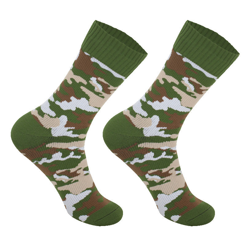 Waterproof Camo Performance Socks - 2 Pairs