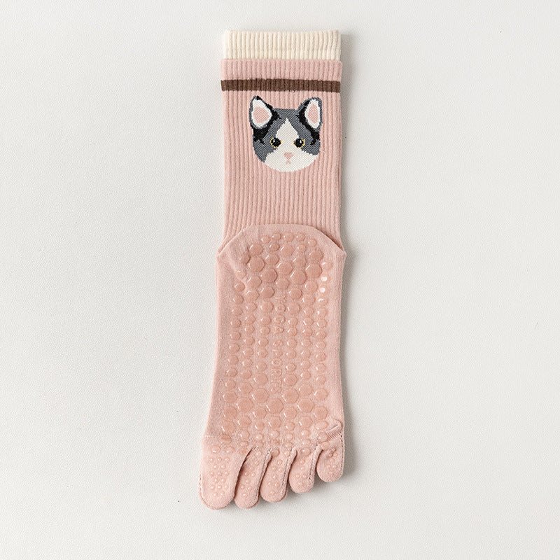 Paw Grip Toe Socks - 3 Pairs