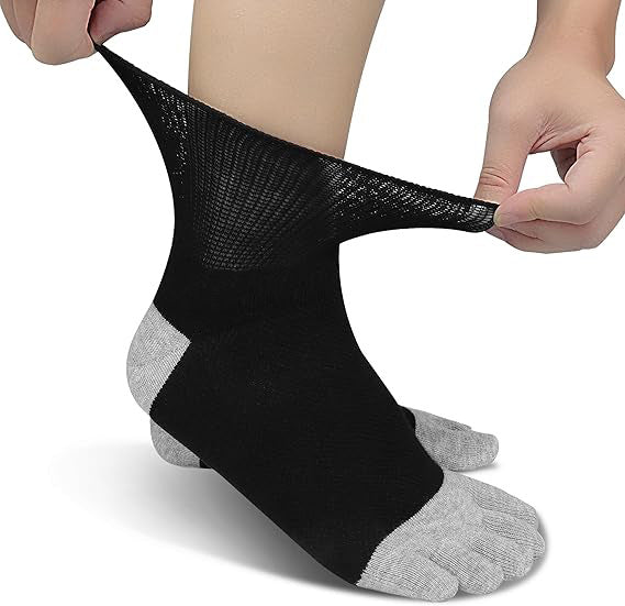 Extra Wide Diabetic Toe Socks - 3 Pairs