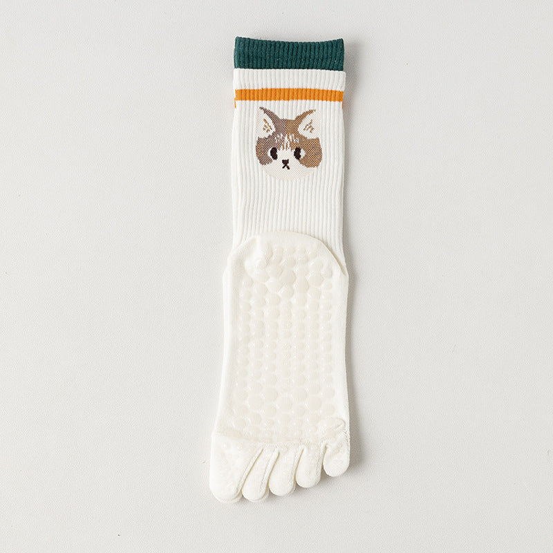 Paw Grip Toe Socks - 3 Pairs