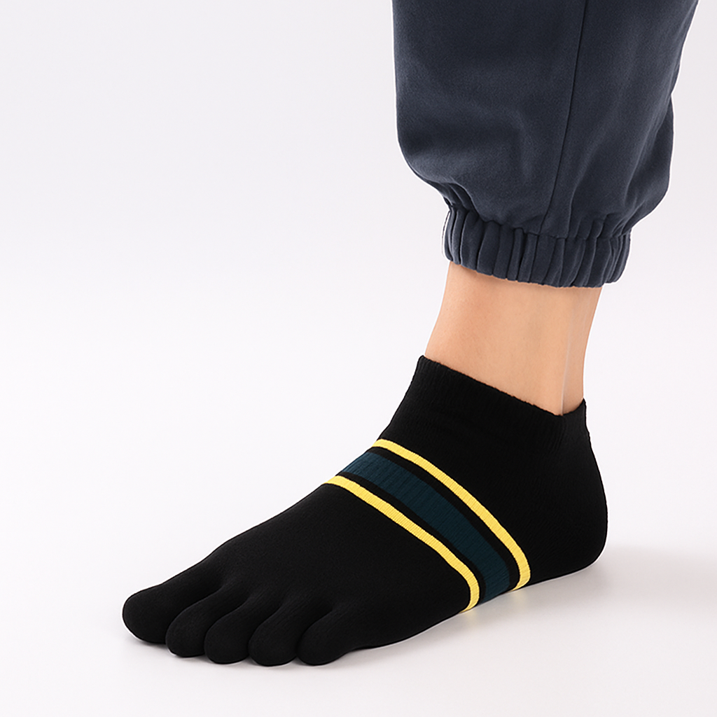 Cotton Ease Men’s Ankle Toe Socks - 3 Pairs