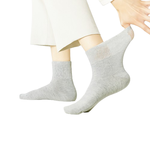Loose Top Diabetic Cotton Socks - 3 Pairs