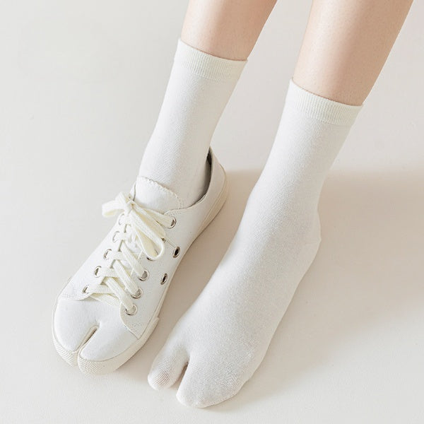 Women’s Two-Toe Tabi Socks – Comfortable Everyday Essential - 3 Pairs