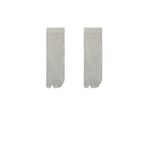 Men’s Split Toe Crew Socks – Breathable Cotton Comfort - 3 Pairs