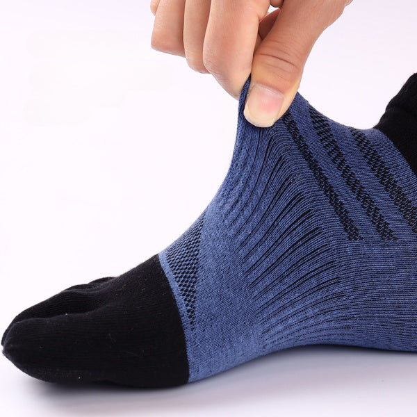 Men’s Everyday Comfort Cotton Toe Socks - 3 Pairs