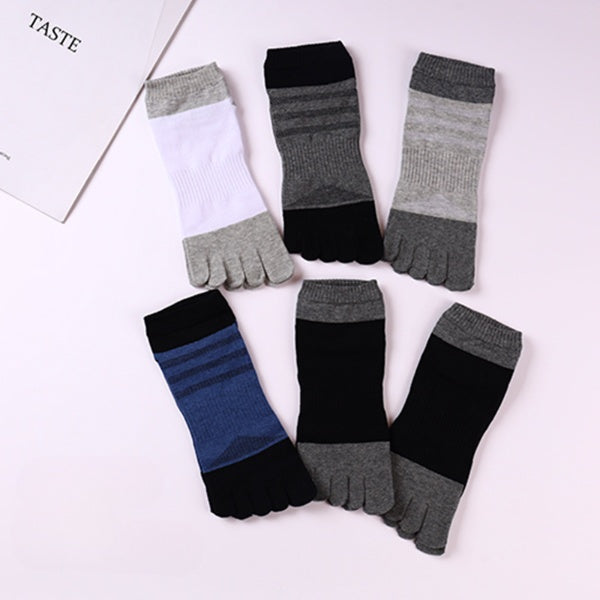 Men’s Everyday Comfort Cotton Toe Socks - 3 Pairs
