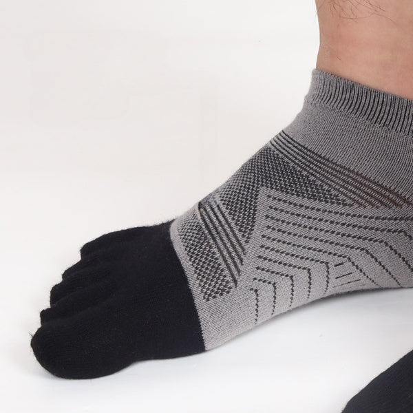 Unisex Wool Five Toe Ankle Socks – Warm, Breathable & Anti-Odor - 3 Pairs