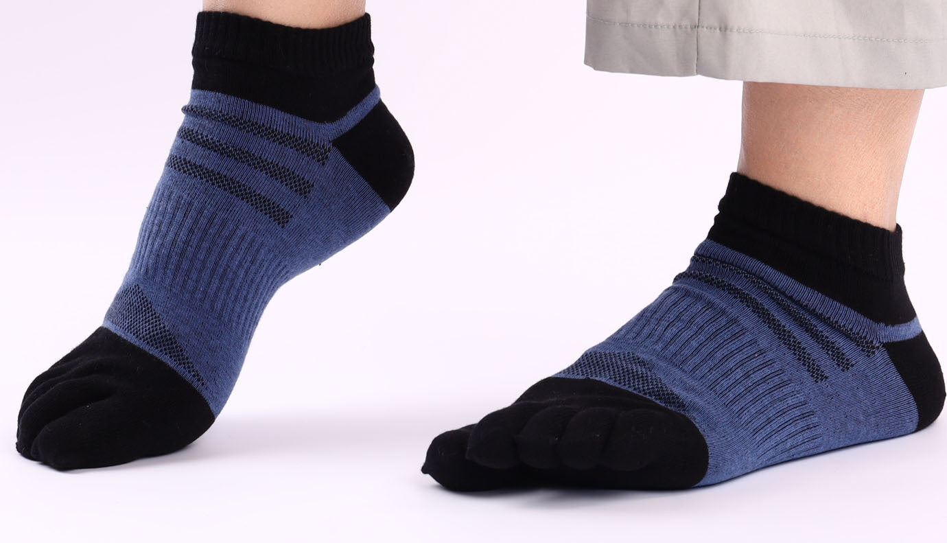 Men’s Everyday Comfort Cotton Toe Socks - 3 Pairs