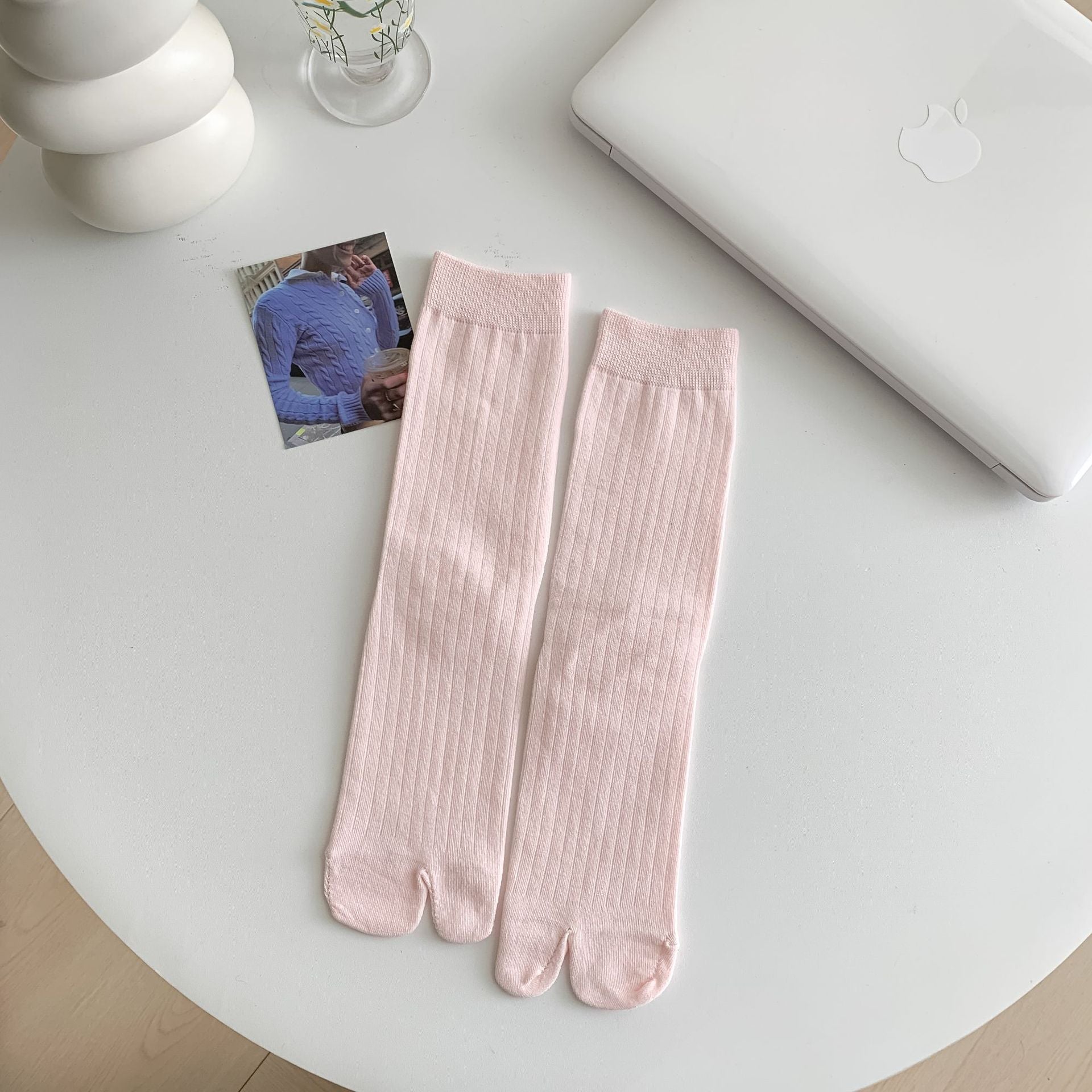 Soft Blend Women’s Tabi Crew Socks - 3 Pairs