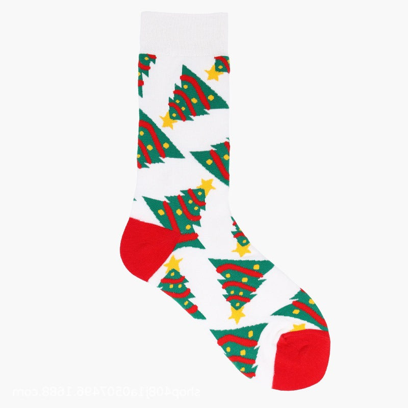 Christmas Cheer Crew Socks – Festive Holiday Collection - 2 Pairs