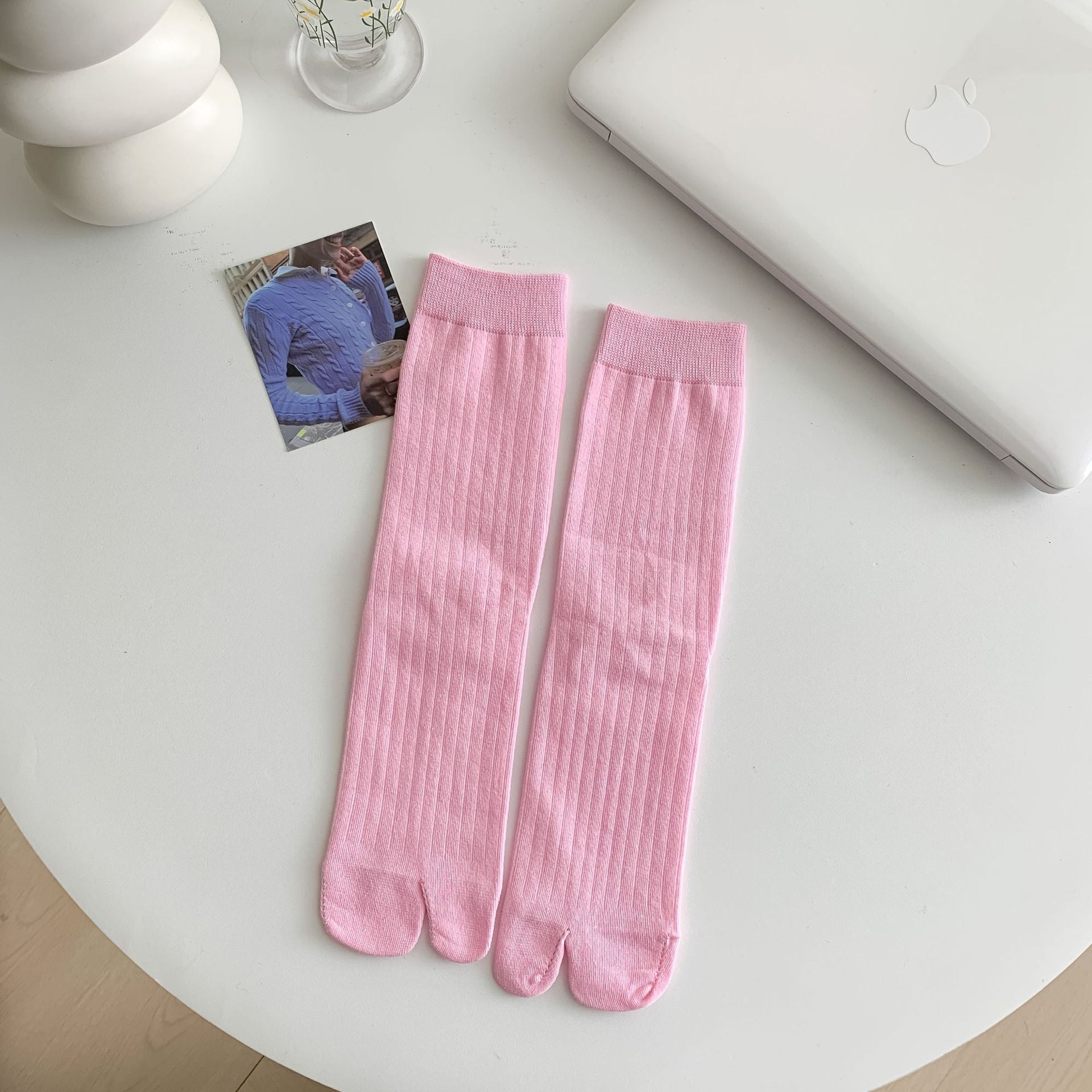 Soft Blend Women’s Tabi Crew Socks - 3 Pairs