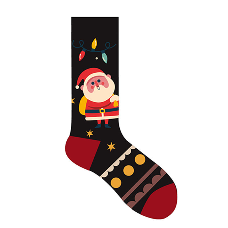 Christmas Cheer Crew Socks – Festive Holiday Collection - 2 Pairs
