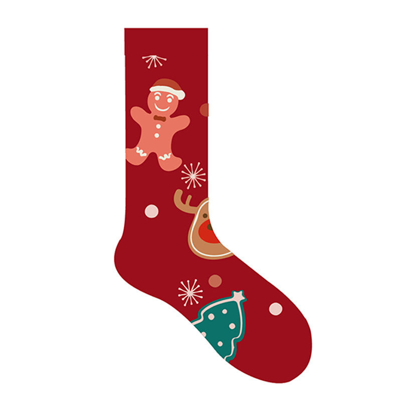 Christmas Cheer Crew Socks – Festive Holiday Collection - 2 Pairs
