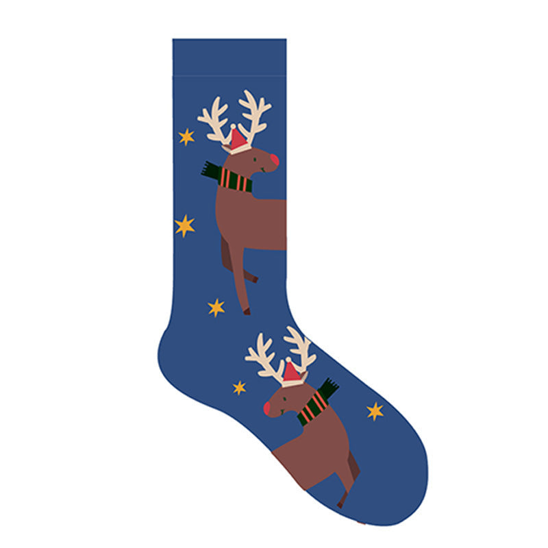 Christmas Cheer Crew Socks – Festive Holiday Collection - 2 Pairs