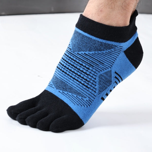 Coolmax Five Toe Running Socks – Breathable & Moisture-Wicking for Large Feet - 3 Pairs