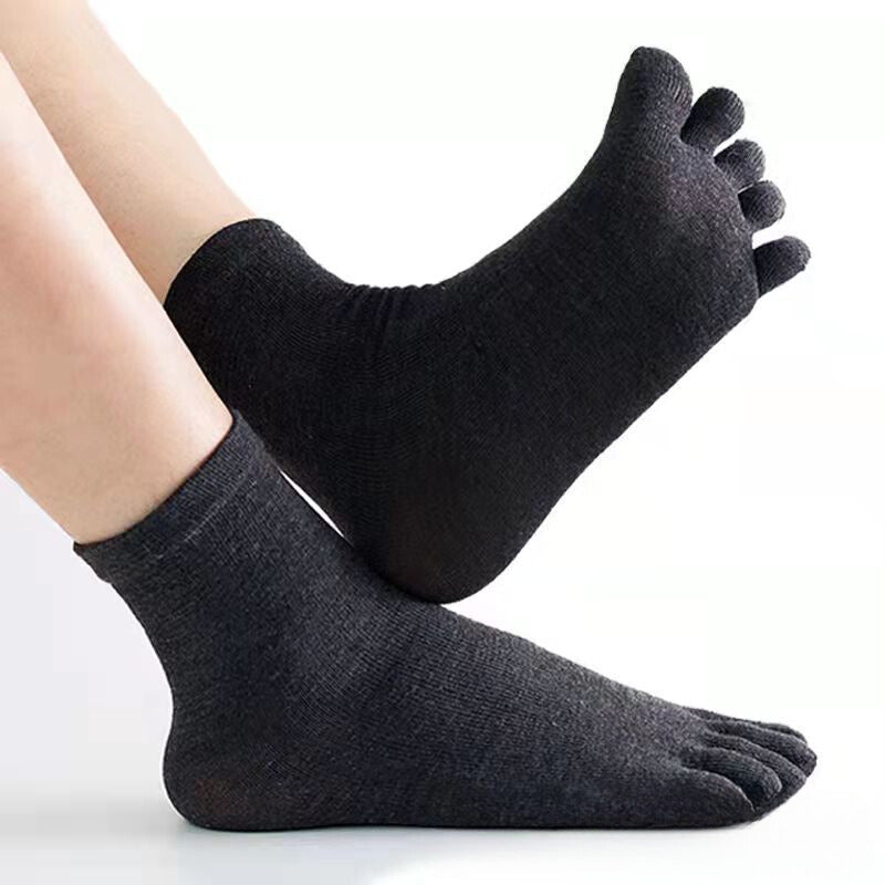 Men’s Cotton Toe Socks - 3 Pairs