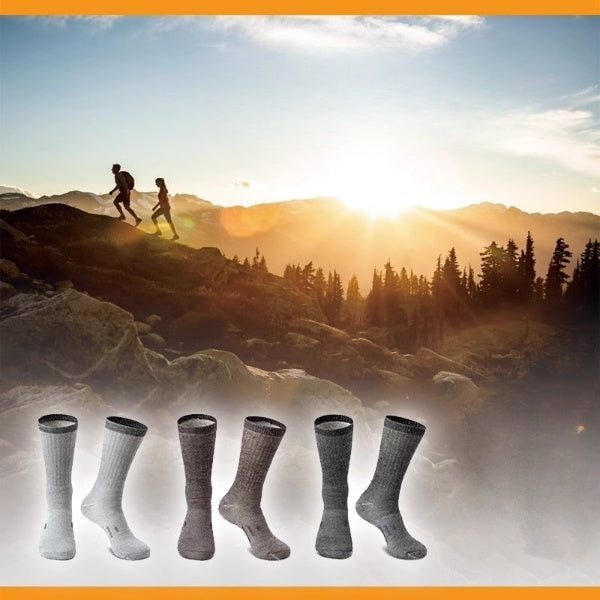Enduro Work Hike Merino Wool Socks - 2 Pairs