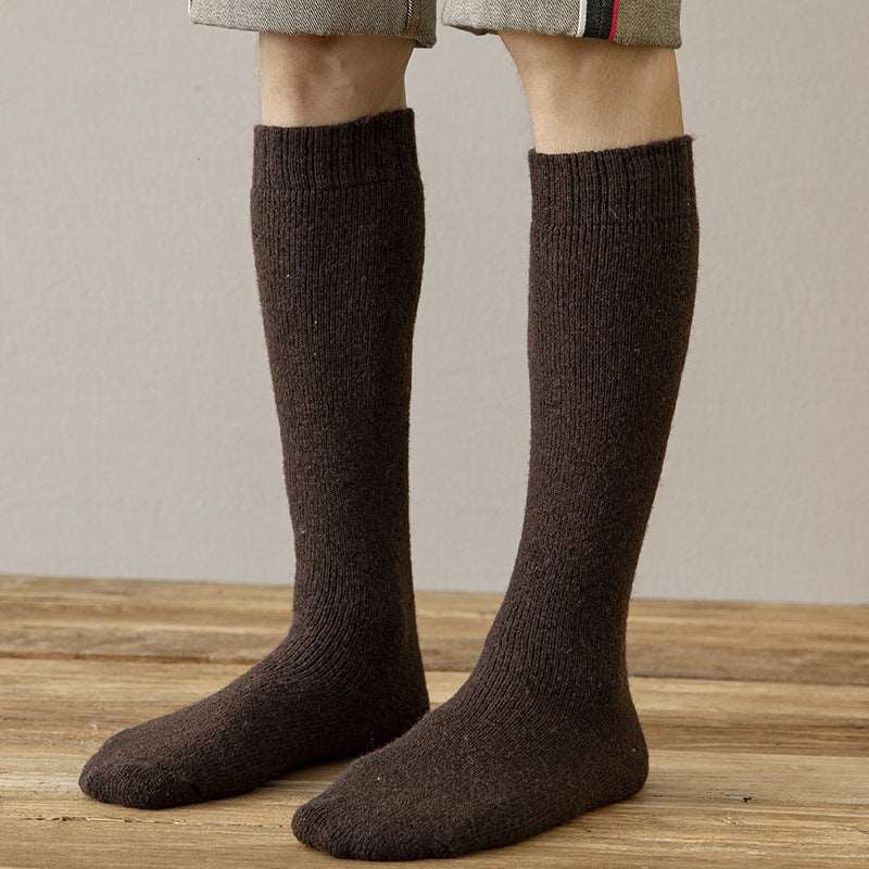 Wool Over the Calf Socks Men