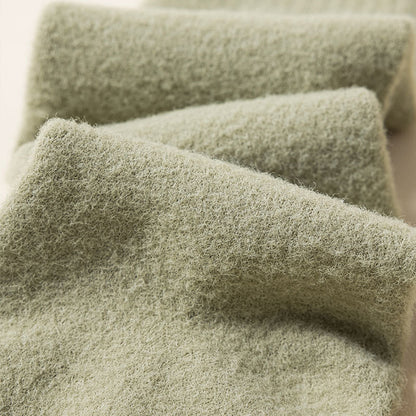 Cozy Luxe Fleece-Lined Home Socks - 2 Pairs