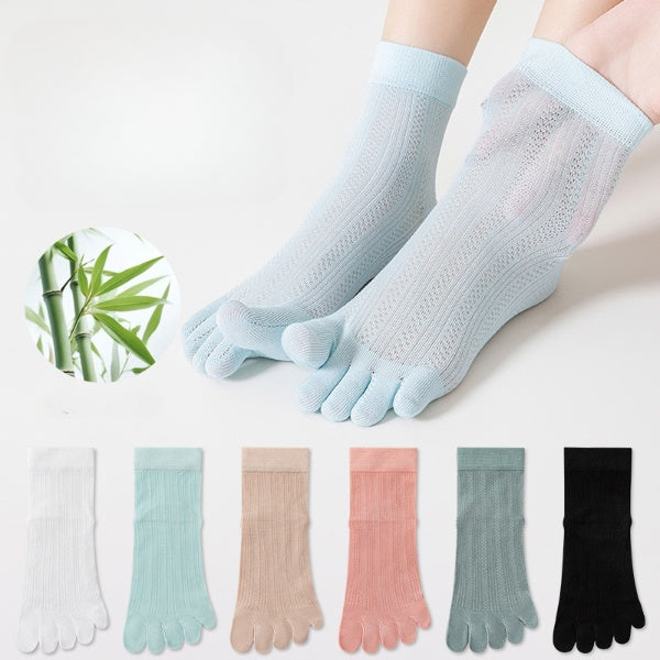 Bamboo Breeze Women’s Toe Socks - 3 Pairs