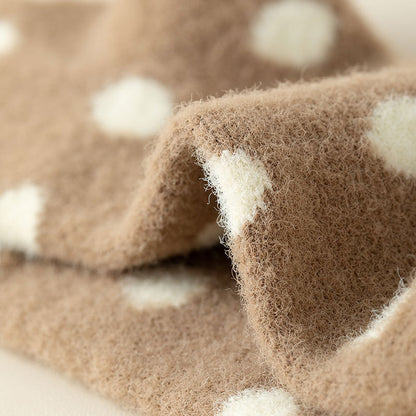 Polka Dot Comfort Home Socks - 3 Pairs