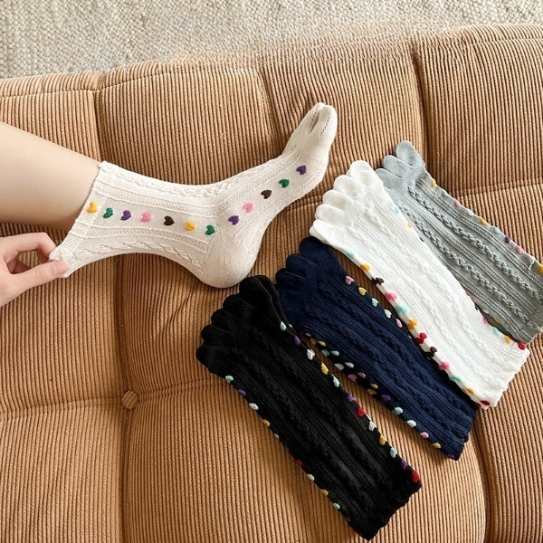 Candy Love Toe Socks - 3 Pairs
