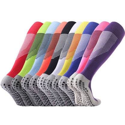 Non-slip Knee High Soccer Socks - 2 Pairs