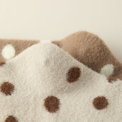 Polka Dot Comfort Home Socks - 3 Pairs