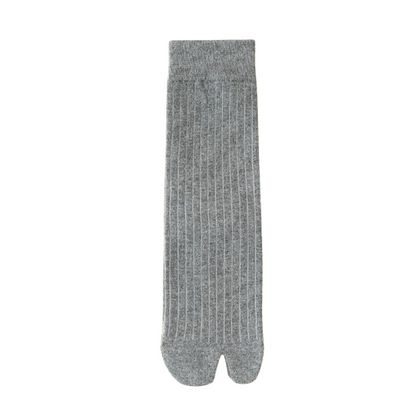 Men’s Split Two-Toe Socks – Japanese Tabi Style Crew Socks - 3 Pairs