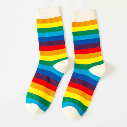 Rainbow Stripe Socks - 3 Pairs