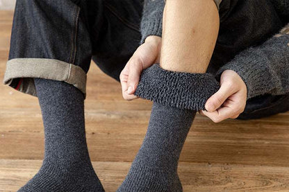 Wool Over the Calf Socks Men