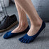 No-Show Toe Socks Men - 3 Pairs