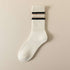 Striped Cushioned Crew Socks Extra Thick