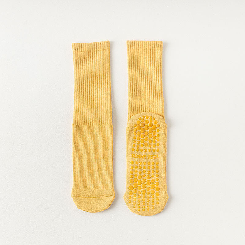 Grip Yoga Pilates Cushioned Crew Socks - 2 Pairs