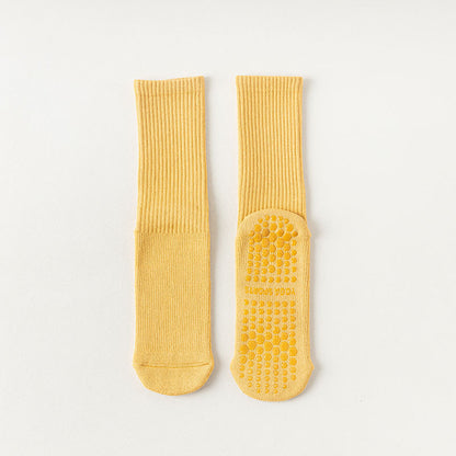 Grip Yoga Pilates Cushioned Crew Socks - 2 Pairs