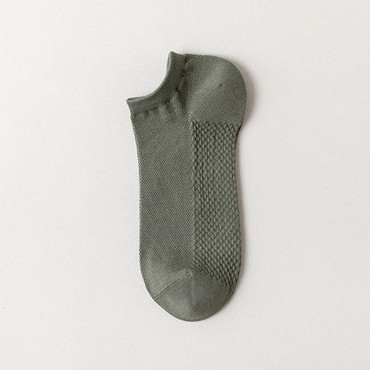 Cotton Mesh Low-Cut Socks Men - 3 Pairs
