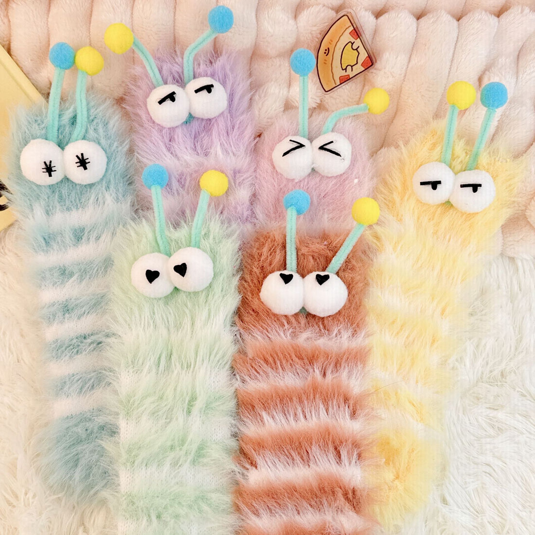 Cuddly Caterpillar Cozy Socks - 2 Pairs
