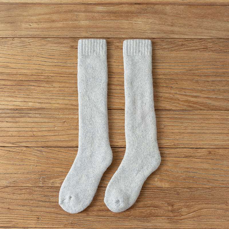 Wool Over the Calf Socks Women