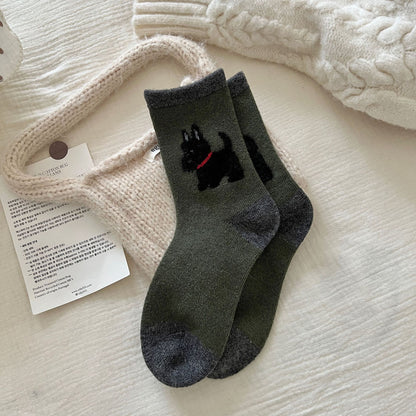 Cute Paws Wool Socks - 2Pairs