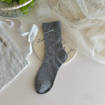 Lace Whisper Cotton Socks - 3 Pairs