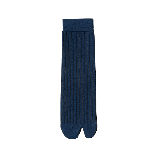 Men’s Split Two-Toe Socks – Japanese Tabi Style Crew Socks - 3 Pairs