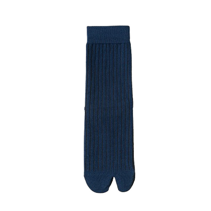 Men’s Split Two-Toe Socks – Japanese Tabi Style Crew Socks - 3 Pairs